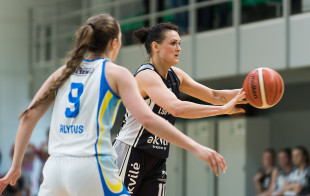 K. Balčiūnaitė buvo per žingsnį nuo trigubo dublio, o „Aistės-LSU-2“ išsivežė pergalę iš Vilniaus