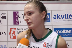 D. Šarauskaitė: „Po dviejų kėlinių pradėjome taisyti klaidas ir viskas pradėjo eiti į gerąją pusę“