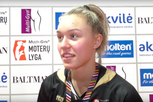 G. Meškonytė: „Tikrai džiaugiamės trečiąja vieta“
