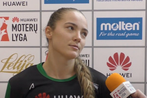 K. Kazočiūnaitė: „Rūbinėje gavome pylos“