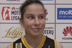 D. Pupkevičiūtė: „Rungtynėse mėginome mokytis visokias gynybas“