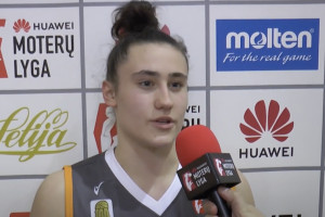 A. Zdanevičiūtė: „Po 10 mėnesių grįžti į aikštę buvo šiek tiek baisu“