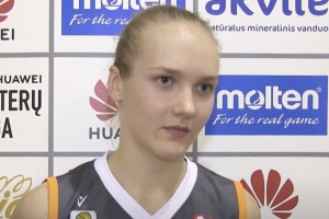 E. Zabotkaitė: „Pamatėme, kad galime žaisti prieš Eurolygos lygio komandas“