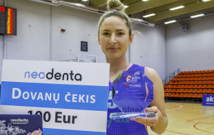 R. Žilinskaitė triumfavo B diviziono „7bet snaiperės“ konkurse