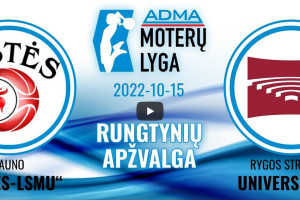 Apžvalga: Kauno „Aistės-LSMU“ – Rygos Stradinio universitetas