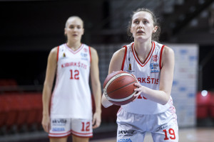 „Adma“ Moterų lygos – „Betsafe“ čempionato momentas: Livija Sakevičiūtė (Vilniaus „Kibirkštis“)