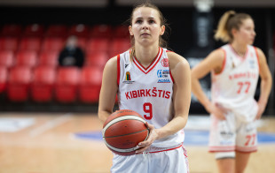 Arti trigubo dublio likusi G. Šulskė svariai prisidėjo prie „Kibirkšties“ pergalės