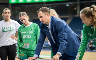 „Aistės-LSMU“ išvykoje susitvarkė su Jūrmalos ekipa