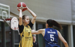 „Aistės-LSMU“ sukirto rankomis su Šiauliuose žaidusia 19-mete